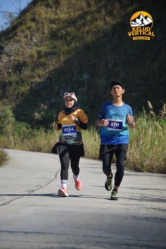 Race photo from Kelud Vertical Challenge 2024
