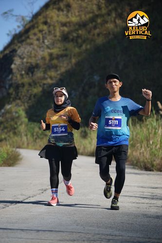 Race photo from Kelud Vertical Challenge 2024