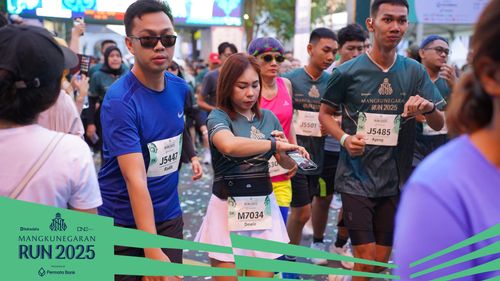 Race photo from Mangkunegaran Run 2025