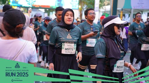Race photo from Mangkunegaran Run 2025