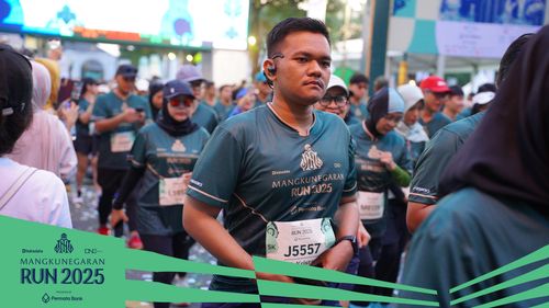 Race photo from Mangkunegaran Run 2025
