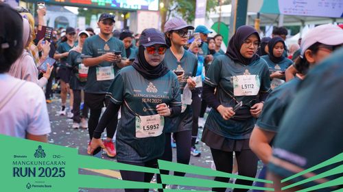 Race photo from Mangkunegaran Run 2025