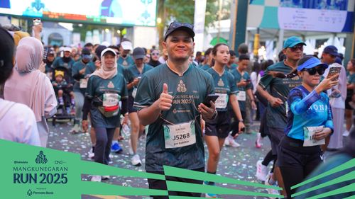Race photo from Mangkunegaran Run 2025