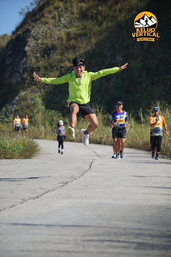 Race photo from Kelud Vertical Challenge 2024