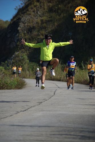 Race photo from Kelud Vertical Challenge 2024