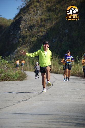 Race photo from Kelud Vertical Challenge 2024