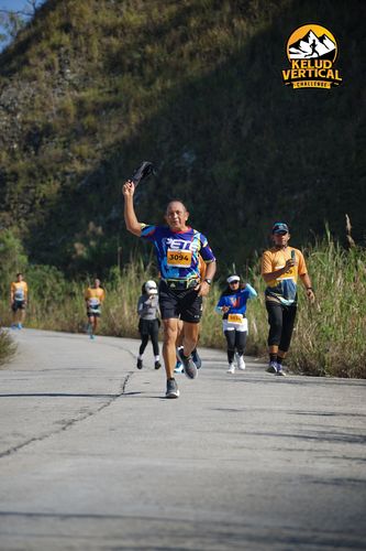 Race photo from Kelud Vertical Challenge 2024