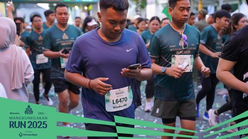 Race photo from Mangkunegaran Run 2025