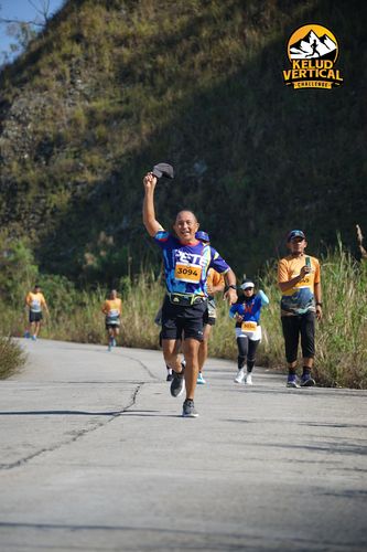 Race photo from Kelud Vertical Challenge 2024