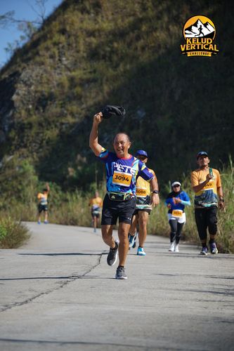 Race photo from Kelud Vertical Challenge 2024