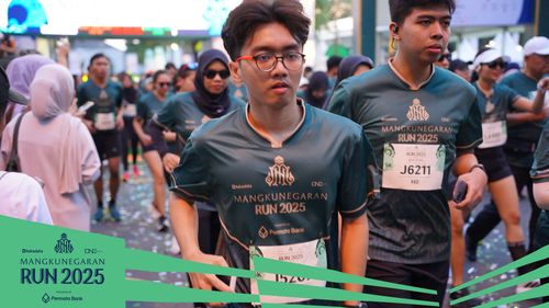 Race photo from Mangkunegaran Run 2025