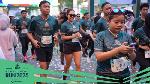 Race photo from Mangkunegaran Run 2025