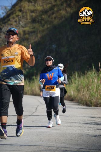 Race photo from Kelud Vertical Challenge 2024