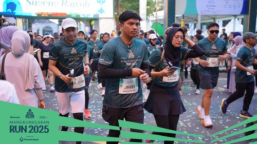 Race photo from Mangkunegaran Run 2025