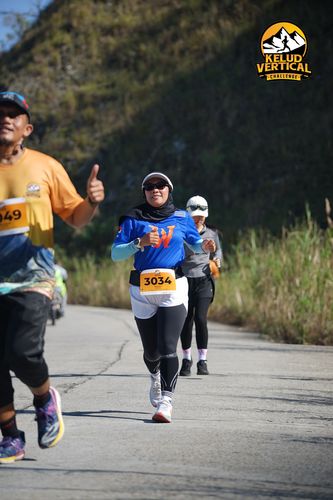 Race photo from Kelud Vertical Challenge 2024