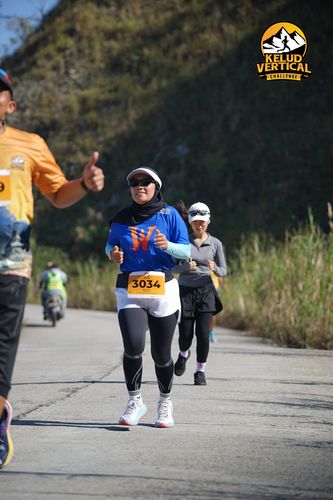 Race photo from Kelud Vertical Challenge 2024