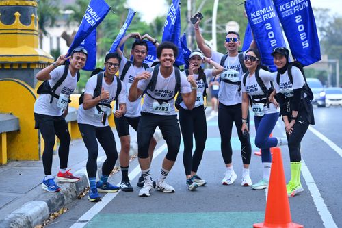 Race photo from KEMLU RUN 2025