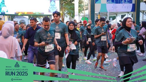 Race photo from Mangkunegaran Run 2025