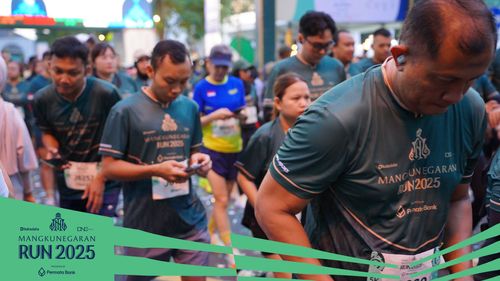 Race photo from Mangkunegaran Run 2025
