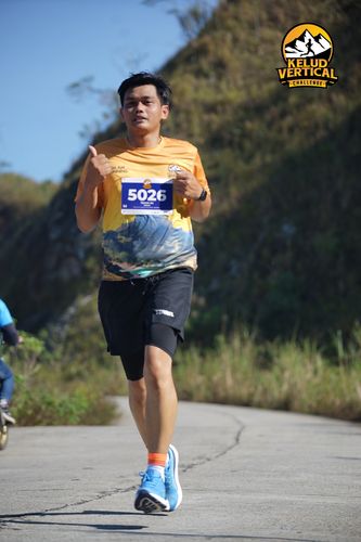 Race photo from Kelud Vertical Challenge 2024
