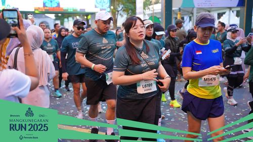 Race photo from Mangkunegaran Run 2025
