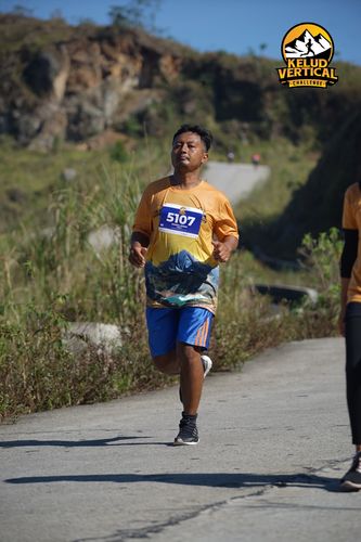 Race photo from Kelud Vertical Challenge 2024