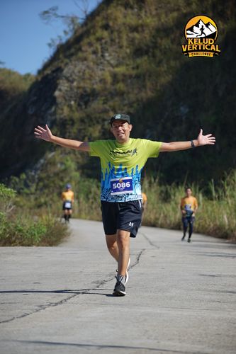Race photo from Kelud Vertical Challenge 2024