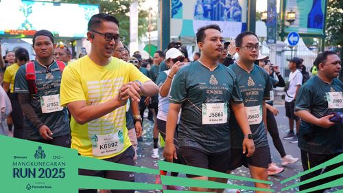 Race photo from Mangkunegaran Run 2025