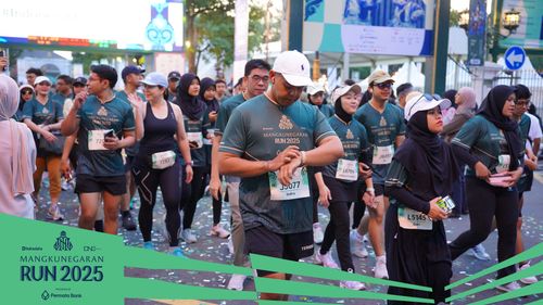 Race photo from Mangkunegaran Run 2025