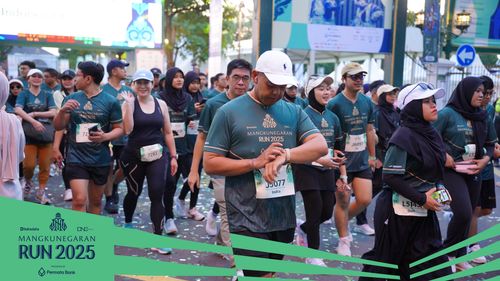 Race photo from Mangkunegaran Run 2025