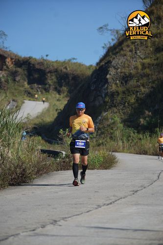 Race photo from Kelud Vertical Challenge 2024