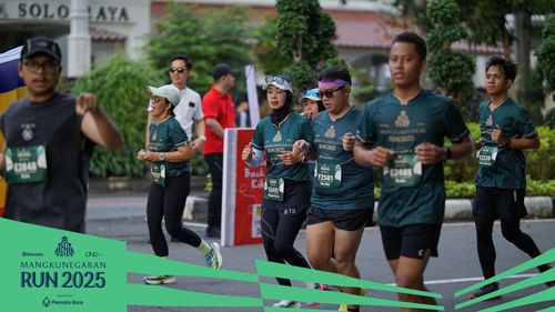 Race photo from Mangkunegaran Run 2025