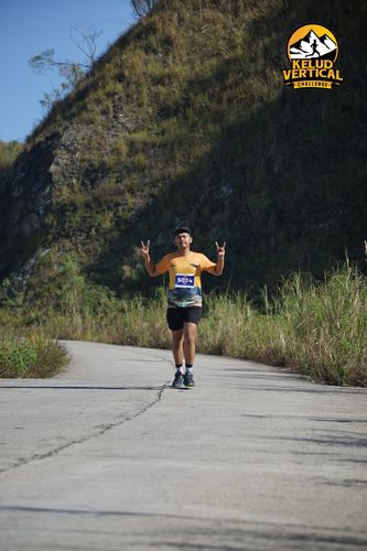 Race photo from Kelud Vertical Challenge 2024