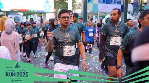 Race photo from Mangkunegaran Run 2025