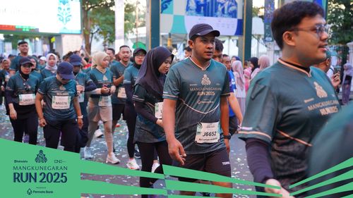 Race photo from Mangkunegaran Run 2025