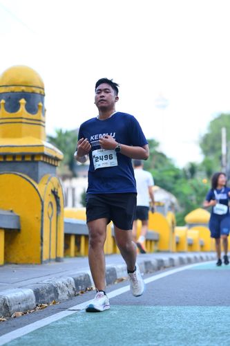 Race photo from KEMLU RUN 2025