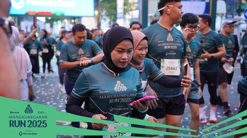 Race photo from Mangkunegaran Run 2025