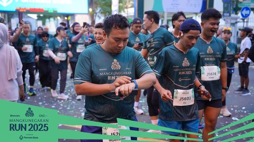 Race photo from Mangkunegaran Run 2025