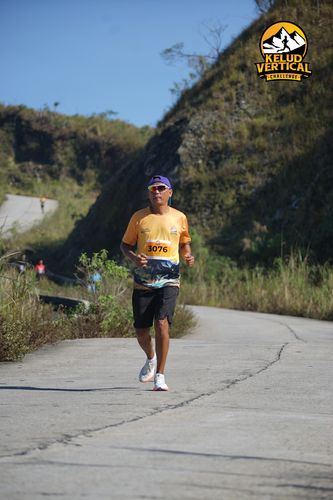 Race photo from Kelud Vertical Challenge 2024