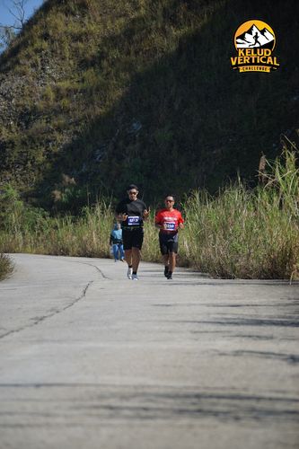 Race photo from Kelud Vertical Challenge 2024