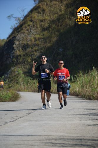 Race photo from Kelud Vertical Challenge 2024
