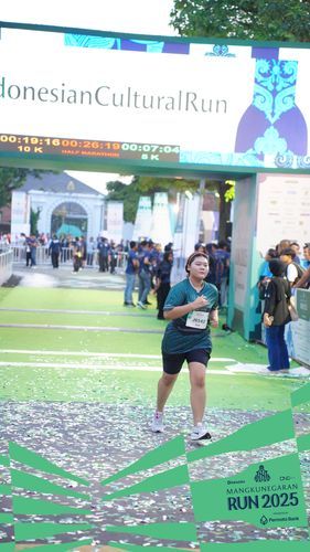 Race photo from Mangkunegaran Run 2025