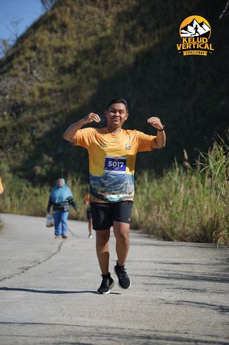 Race photo from Kelud Vertical Challenge 2024