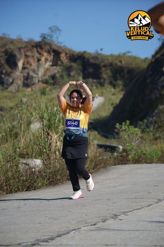 Race photo from Kelud Vertical Challenge 2024