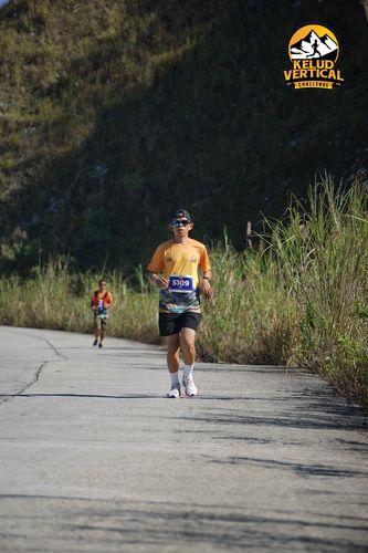 Race photo from Kelud Vertical Challenge 2024