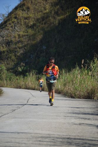 Race photo from Kelud Vertical Challenge 2024