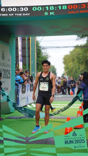 Race photo from Mangkunegaran Run 2025