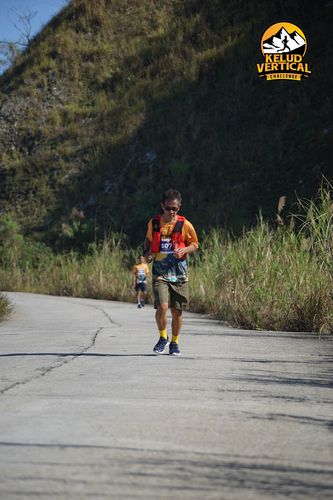 Race photo from Kelud Vertical Challenge 2024