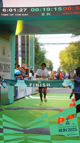 Race photo from Mangkunegaran Run 2025