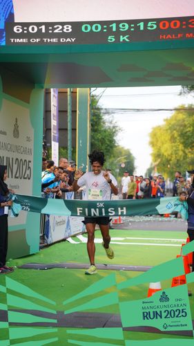 Race photo from Mangkunegaran Run 2025